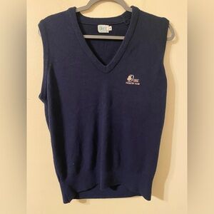 VTG Vintage Men’s Blue Doral Country Club Golf Vest Pullover Size Medium